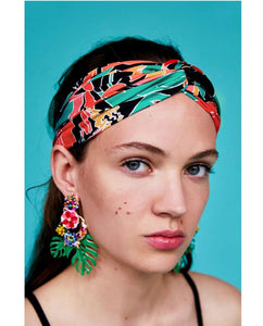 Summer Printed Elastic Headwear Hair Accessories