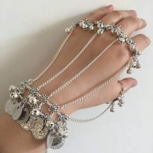 Load image into Gallery viewer, Bohemia style statement handmade Bell coin bracelet  for her