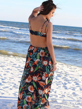 Load image into Gallery viewer, Sexy Bohemia Floral Spaghetti Straps Hi-Lo Style Beach Maxi Dress