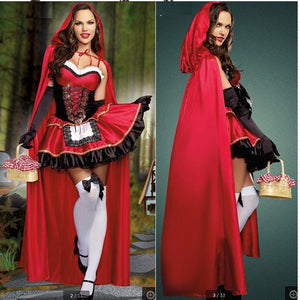 Red Halloween Cosplay Party Dress
