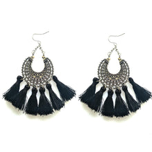 Load image into Gallery viewer, New Earrings for Xmas party beautiful round tassel bohemia earrings