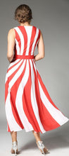 Load image into Gallery viewer, Stripe Elegant Sleeveless Casual Dress
