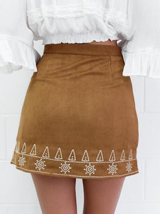 Unique Simple Printed Short Skirt Bottoms