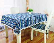 Load image into Gallery viewer, Bohemian cotton and linen tablecloth tea table cloth American decorative cover cloth