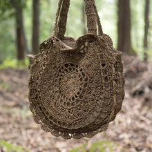 Load image into Gallery viewer, Exquisite Retro Women Hollowed Round Straw Weaving Bag