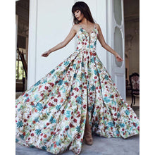 Load image into Gallery viewer, Sexy Deep Floral Printed Bohemian Maxi Evening Party Dresses