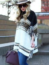 Load image into Gallery viewer, Winter Striped Round Neck Long Sleeves Sweater Tops