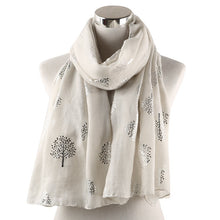 Load image into Gallery viewer, Leaf Mulberry Tree Hot Silver Scarf Fashion Versatile Shawl