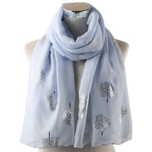 Load image into Gallery viewer, Leaf Mulberry Tree Hot Silver Scarf Fashion Versatile Shawl