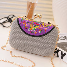 Load image into Gallery viewer, New Embroidered Women&#39;s Bag Ethnic Style One Shoulder Cross over Mobile Phone Bag Trend One Shoulder Cross over Small Bag