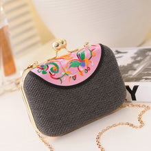 Load image into Gallery viewer, New Embroidered Women&#39;s Bag Ethnic Style One Shoulder Cross over Mobile Phone Bag Trend One Shoulder Cross over Small Bag