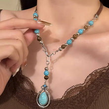 Load image into Gallery viewer, Bohemian Ethnic Style Necklace Design Sense Multi-layer Stacked Collarbone Chain