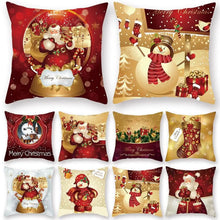 Load image into Gallery viewer, 45cm Christmas Cushion Cover Navidad Merry Christmas Decorations For Home 2023 Xmas Noel Cristmas Ornaments New Year Gifts 2024