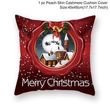 Load image into Gallery viewer, 45cm Christmas Cushion Cover Navidad Merry Christmas Decorations For Home 2023 Xmas Noel Cristmas Ornaments New Year Gifts 2024