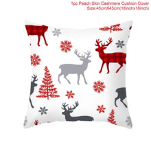 Load image into Gallery viewer, 45cm Christmas Cushion Cover Navidad Merry Christmas Decorations For Home 2023 Xmas Noel Cristmas Ornaments New Year Gifts 2024