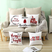 Load image into Gallery viewer, 45cm Christmas Cushion Cover Navidad Merry Christmas Decorations For Home 2023 Xmas Noel Cristmas Ornaments New Year Gifts 2024