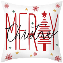 Load image into Gallery viewer, 45cm Merry Christmas Cushion Cover Pillowcase 2023 Christmas Decorations for Home Ornament New Year Christmas Decor