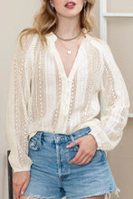 Load image into Gallery viewer, Vintage Long Sleeve Blouses Summer Casual Elegant Ladies Blusas Boho Beach Hollow Out Lace Blouse Shirt for Women Top
