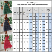 Load image into Gallery viewer, Beach Floral Dress for Women Clothing 2024 Summer Vacation Casual Short Sleeve Slim Fit Long Dress Female Sexy Bohemian Dress