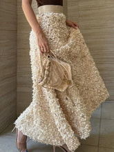 Load image into Gallery viewer, Bornladies Winter Autumn Fashion Long Petal Skirt Women's Design Inspired Evening Gown Elegant Lady Unique High Waisted Skirt