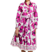 Load image into Gallery viewer, Women&#39;s Dress New Long sleeved Shirt Long Skirt Flower Print Party Dress