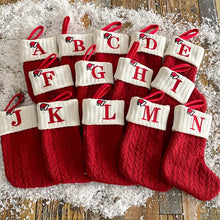 Load image into Gallery viewer, Christmas Alphabet Knitting Socks Christmas Tree Ornaments Christmas Decorations For Home 2024 Noel New Year 2025 Xmas Gift