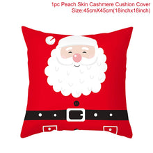 Load image into Gallery viewer, Christmas Cushion Cover Merry Christmas Decorations for Home Christmas Ornament Navidad Noel Xmas Gifts Happy New Year