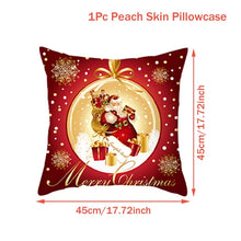 Load image into Gallery viewer, Christmas Cushion Cover Merry Christmas Decorations for Home Christmas Ornament Navidad Noel Xmas Gifts Happy New Year