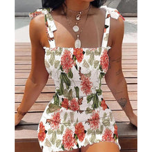 Load image into Gallery viewer, Floral Tight Camisole Dress For Women 2024 Spring Summer Beach  Female Clothing Sexy Club Mini Skirt Vestidos Casual Short Dress