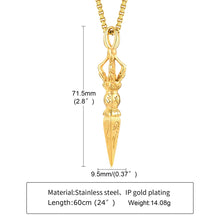 Load image into Gallery viewer, Stainless Steel TIBETAN BUDDHIST PROTECTION Pendant Necklace