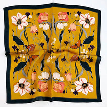 Load image into Gallery viewer, 2025 New 100% Pure Silk Scarf Women Neck Hair Foulard Bandana Square Small Headband Hijab Print Poncho Scarves Pashmina