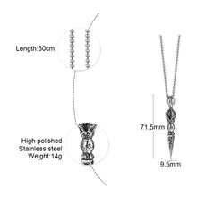 Load image into Gallery viewer, Stainless Steel TIBETAN BUDDHIST PROTECTION Pendant Necklace