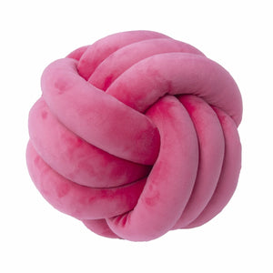 Soft Knot Ball Pillows Round Throw Pillow Cushion Kids Home Decoration Plush Pillow Throw Knotted Pillow Handmade