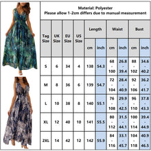 Load image into Gallery viewer, M XL Floral Summer Dress for Women Clothing 2024 Bohemian Loose Beach Sundress Midi Skirt Female Holiday Maxi Dress Vestido Robe