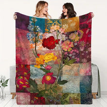 Load image into Gallery viewer, Flannel Air Conditioner Blanket Blanket Digital Printing Double-sided Fleece Blanket