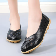Load image into Gallery viewer, Plus Size Bird&#39;s Nest Summer Women&#39;s Shoes Hollow Loafers