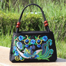 Load image into Gallery viewer, Ethnic Style Bag with Double-sided Embroidery and Canvas Small Bag for Women&#39;s Double-layer Handbag Casual Trend Retro