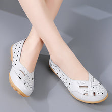 Load image into Gallery viewer, Plus Size Bird&#39;s Nest Summer Women&#39;s Shoes Hollow Loafers