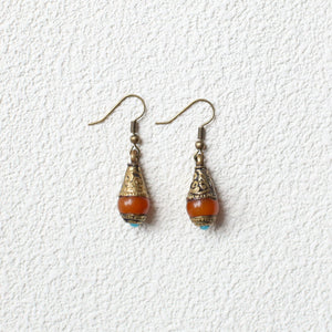 Nepalese Beeswax Earrings, Tibetan Niche Retro Ethnic Jewelry Earrings