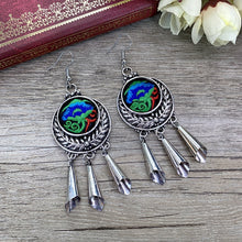 Load image into Gallery viewer, National Style Embroidered Tassel Earrings Retro Fashion Chime Earrings Ethnic Style Versatile Earrings