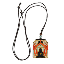 Load image into Gallery viewer, Buddha Heart Embroidery Small Fragrant Bag Ancient Style Pendant Fragrant Bag Safety Charm Pendant Guard Blessing Bag