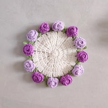 Load image into Gallery viewer, Hand Crocheted Wool Lily of The Valley Coaster Thermal Insulation Pad Small Bouquet for Girls Gifts