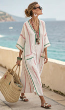 Load image into Gallery viewer, Summer Elegant Large Size Printing Long Pendulum Dress