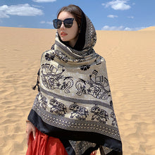 Load image into Gallery viewer, Outdoor Leisure Ethnic Style Comfortable Breathable Scarf Big Shawl