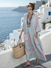 Load image into Gallery viewer, Summer Elegant Large Size Printing Long Pendulum Dress