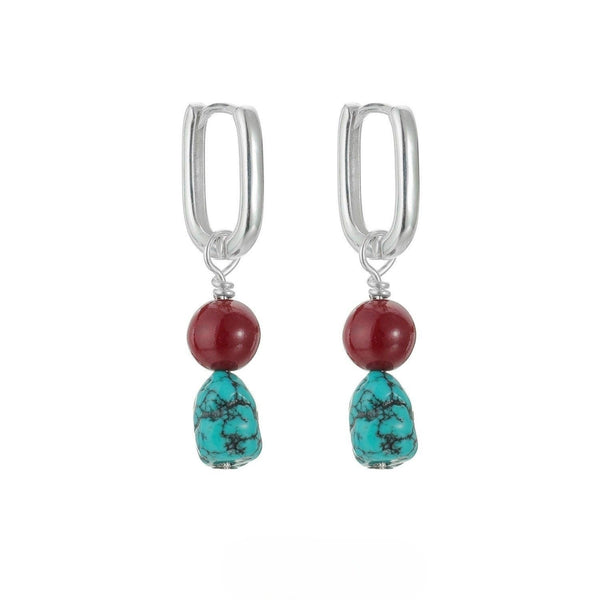Earrings Niche Design Tibetan Earrings for Men and Women Couples