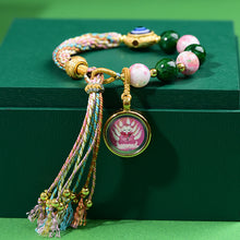 Load image into Gallery viewer, Tibetan Hand Rope, Fragrant Gray and Glazed Bracelet, God of Wealth Tangkagawu Box Hand Rope, Hand-woven Tibetan Hand Rope for Men and Women