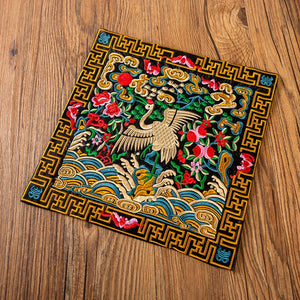 Embroidered Cup Mat National Style Cup Mat