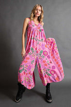 Load image into Gallery viewer, Summer New Women&#39;s Retro Print Loose Sleeveless jumpsuit