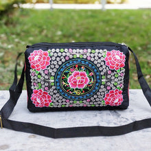 Load image into Gallery viewer, Antique Double-sided Embroidery Crossbody Bag Small Bag Crossbody Bag Women&#39;s Canvas Shoulder Bag